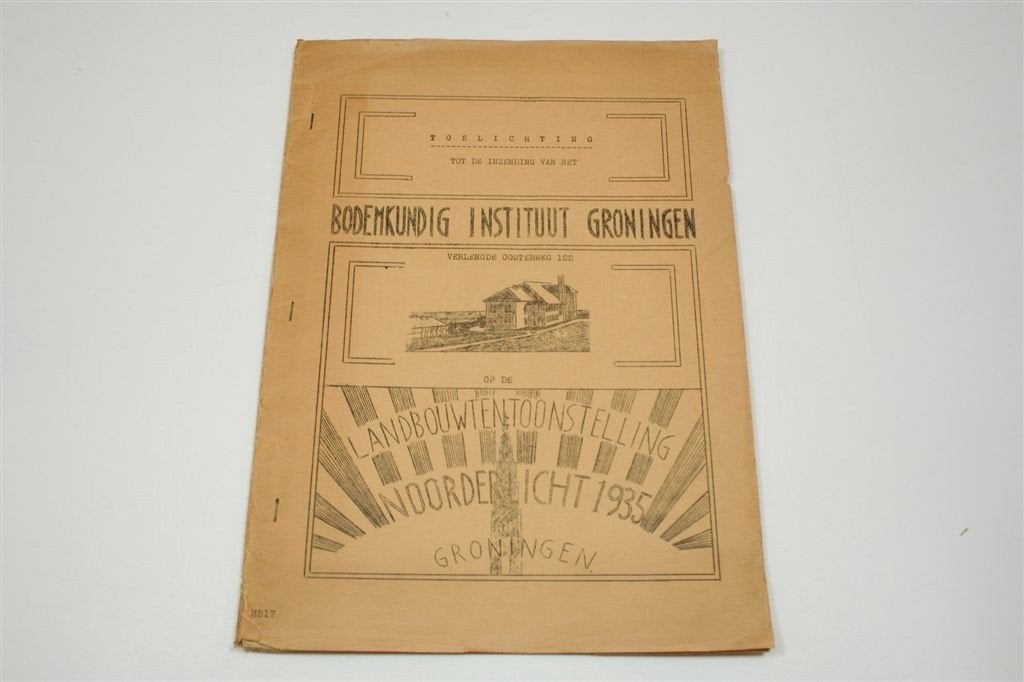 Noorderlicht 1935 — Bodemkundig Instituut Groningen, Ophalen of Verzenden, Gelezen