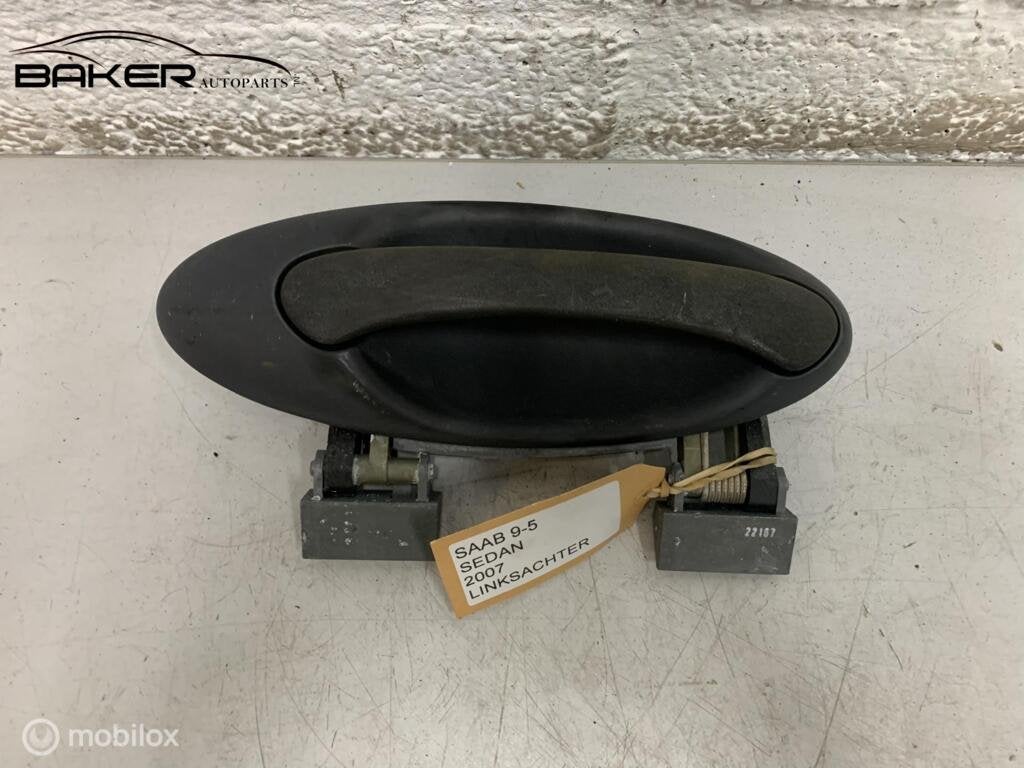 Handgreep deur linksachter Saab 9-5 ('97-'11) 5510086, Gebruikt, Ophalen of Verzenden, Saab, Saab