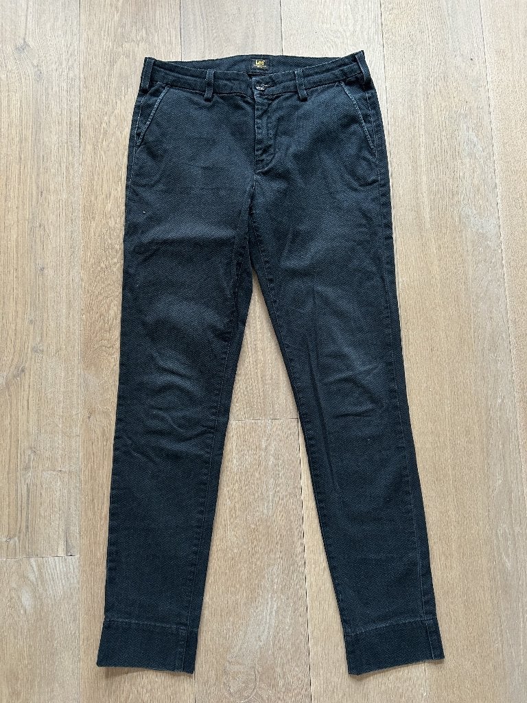 Lee slim chino - Maat W28L33, Kleding | Dames, Maat 38/40 (M), Zwart, Ophalen of Verzenden, Zo goed als nieuw