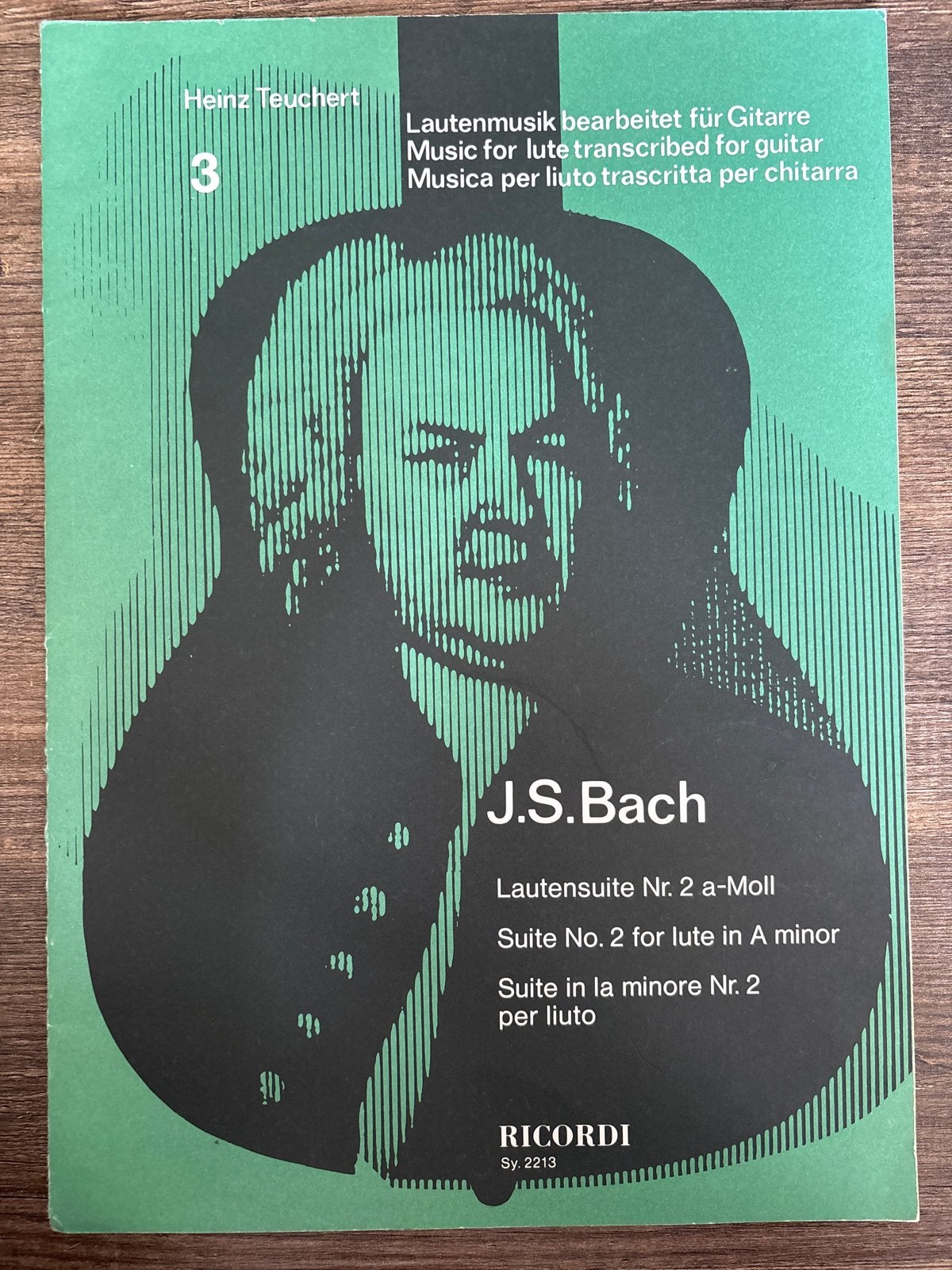 J.S. Bach Lautensuite Nr. 2 a-Moll - Gitaar bladmuziek, Klassiek, Ophalen of Verzenden, Artiest of Componist, Gitaar