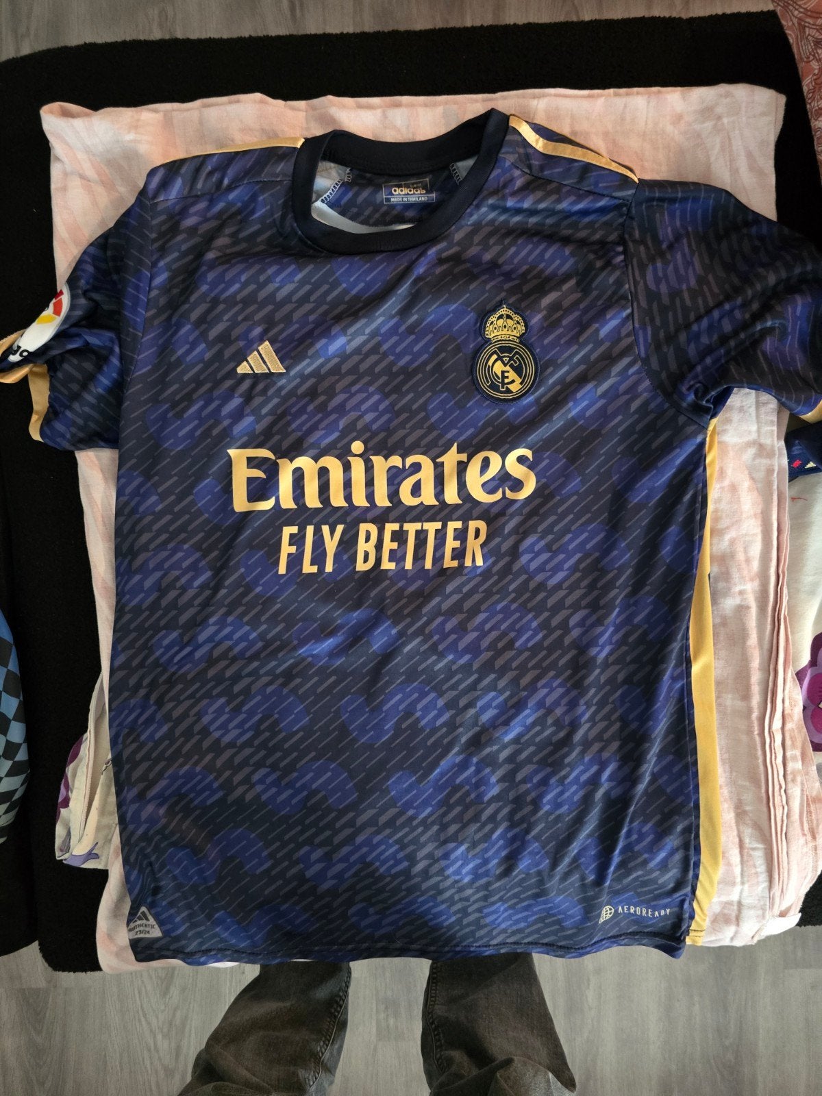 Real Madrid Uitshirt 2023/2024 - Vini Jr. #20, Maat L, Ophalen of Verzenden, Gebruikt, Shirt