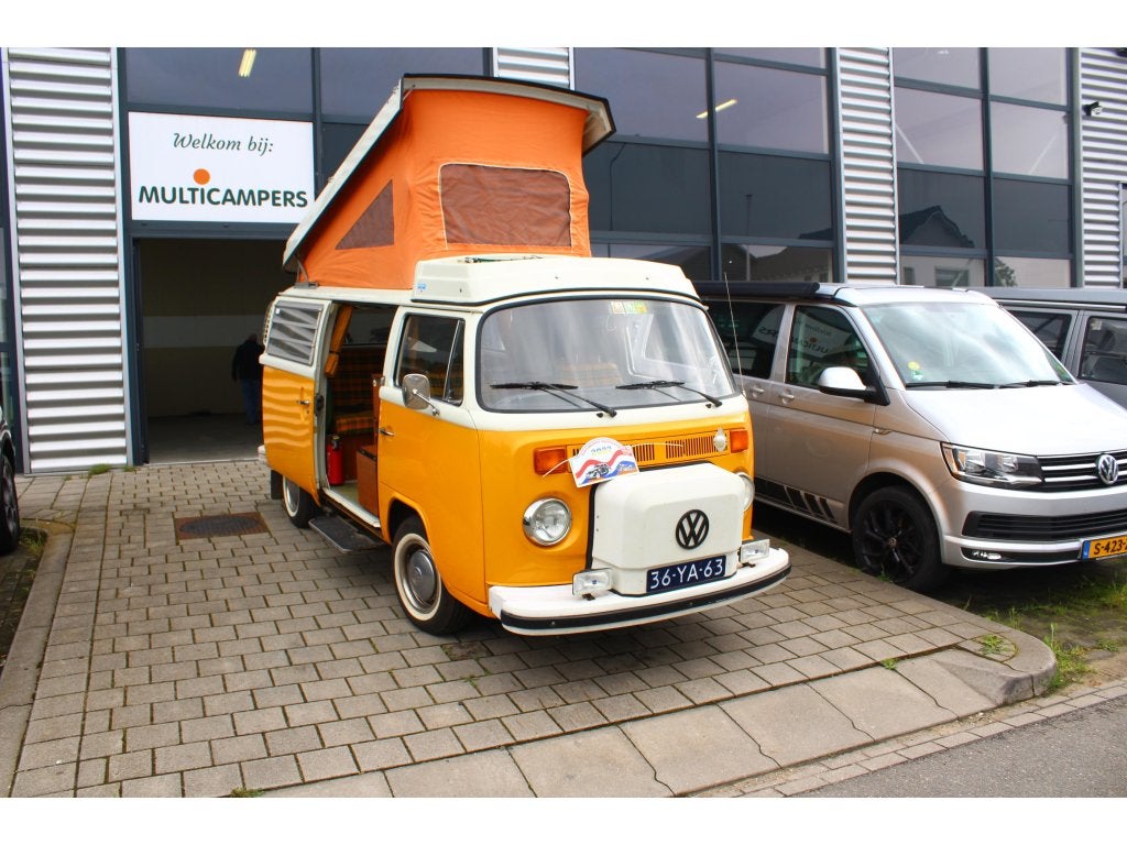 VW T2B Westfalia Helsinki 1976 Automaat, Caravans en Kamperen, Campers, Automaat, Volkswagen, Bedrijf, Koelkast