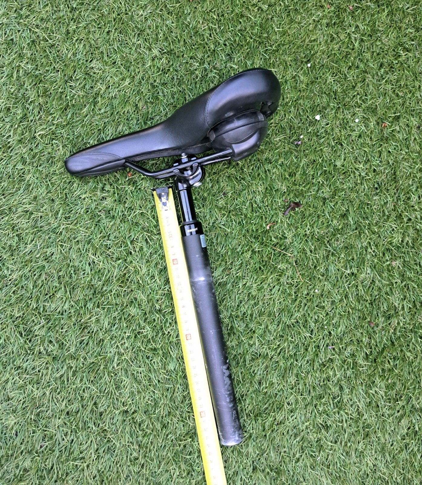 SQlab 602 Sportzadel met Satori Verende Zadelpen, SQlab, Leer, Ophalen of Verzenden, Zo goed als nieuw