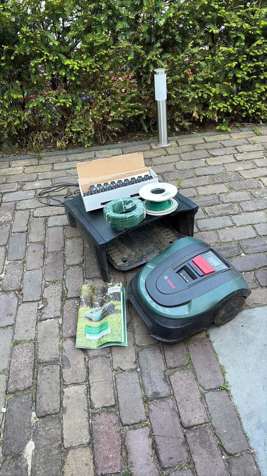 Bosch Indego robotgrasmaaier, Ophalen, Minder dan 20 cm