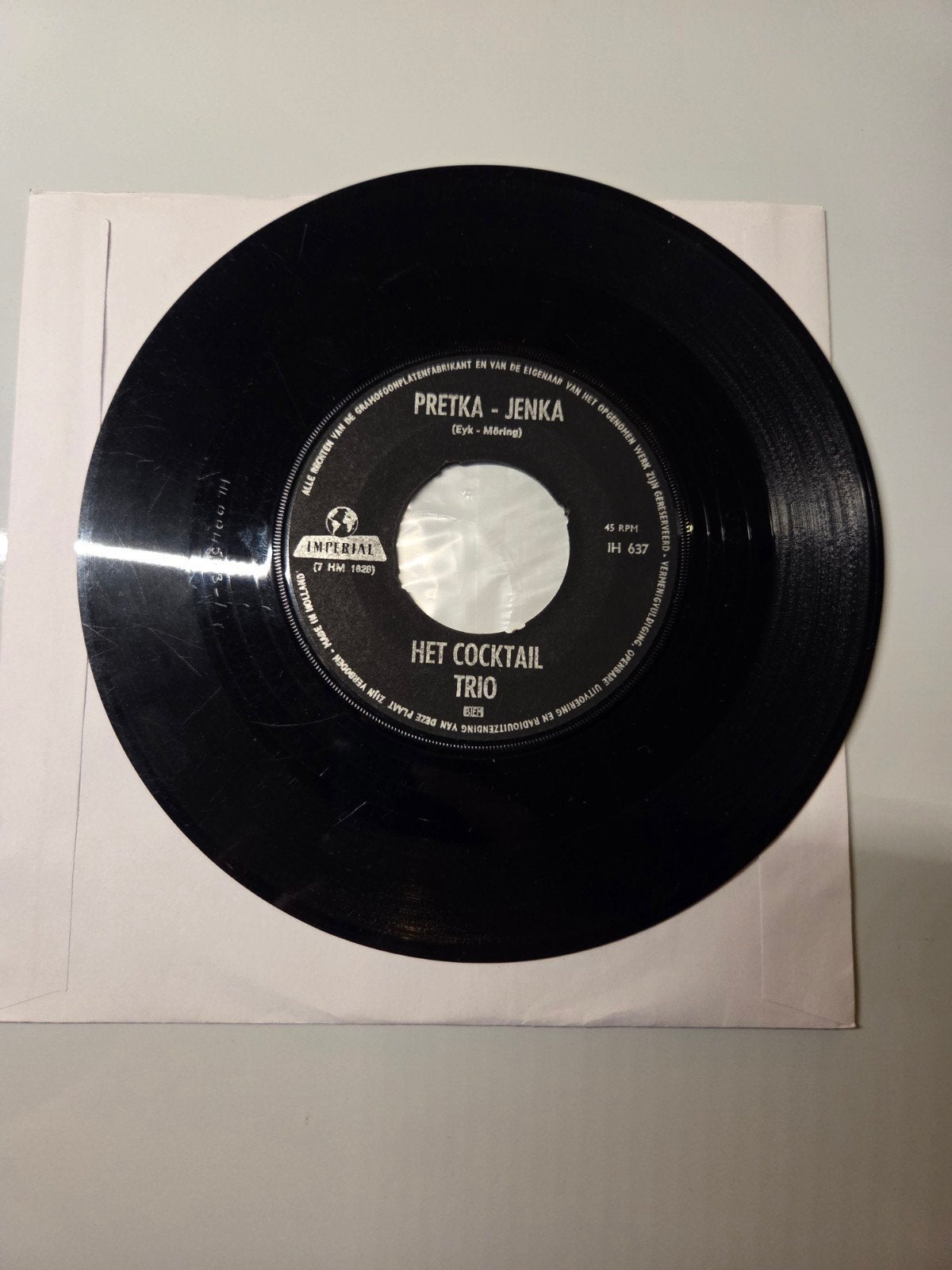 Het Cocktail Trio - Pretka-Jenka, Ophalen of Verzenden, Gebruikt, 7 inch, Nederlandstalig