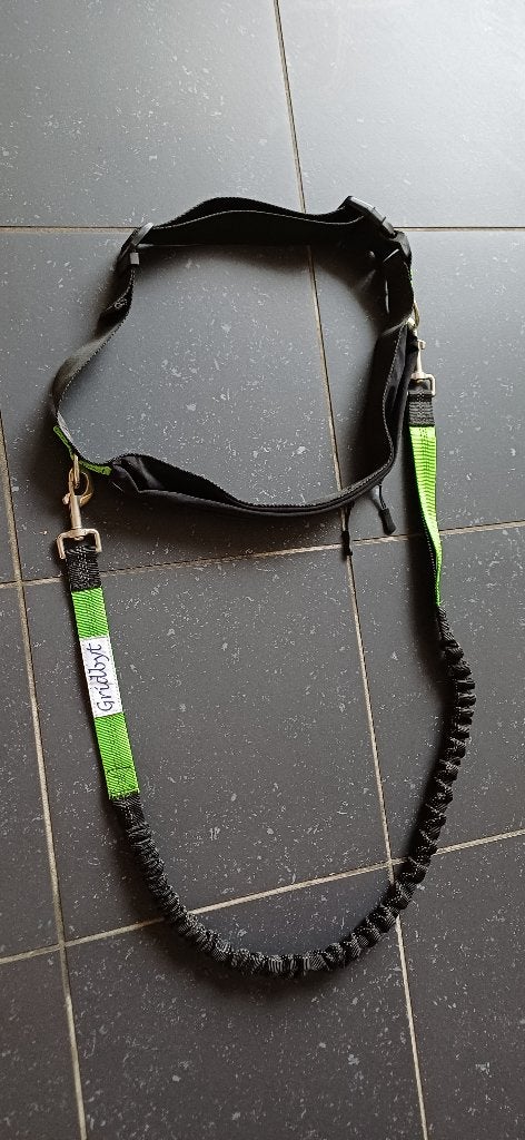 Handsfree elastische hondenriemset met heupgordel, Ophalen of Verzenden, Nieuw, Hondenriem