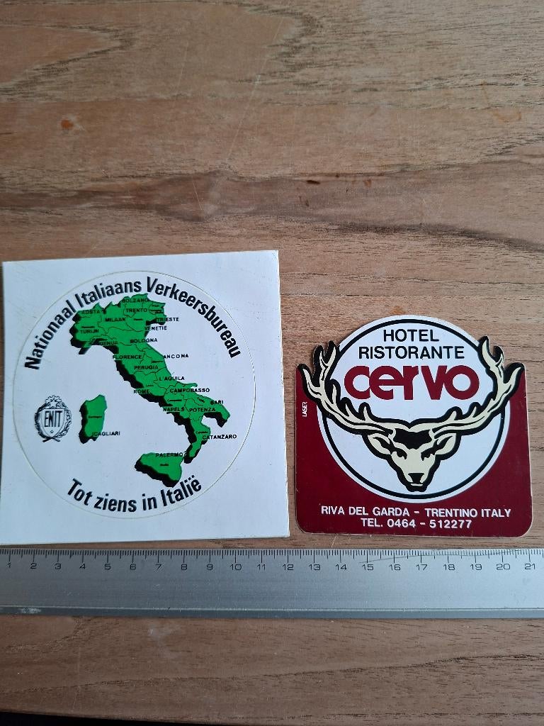 Stickers Italië, Verzenden, Zo goed als nieuw, Overige typen