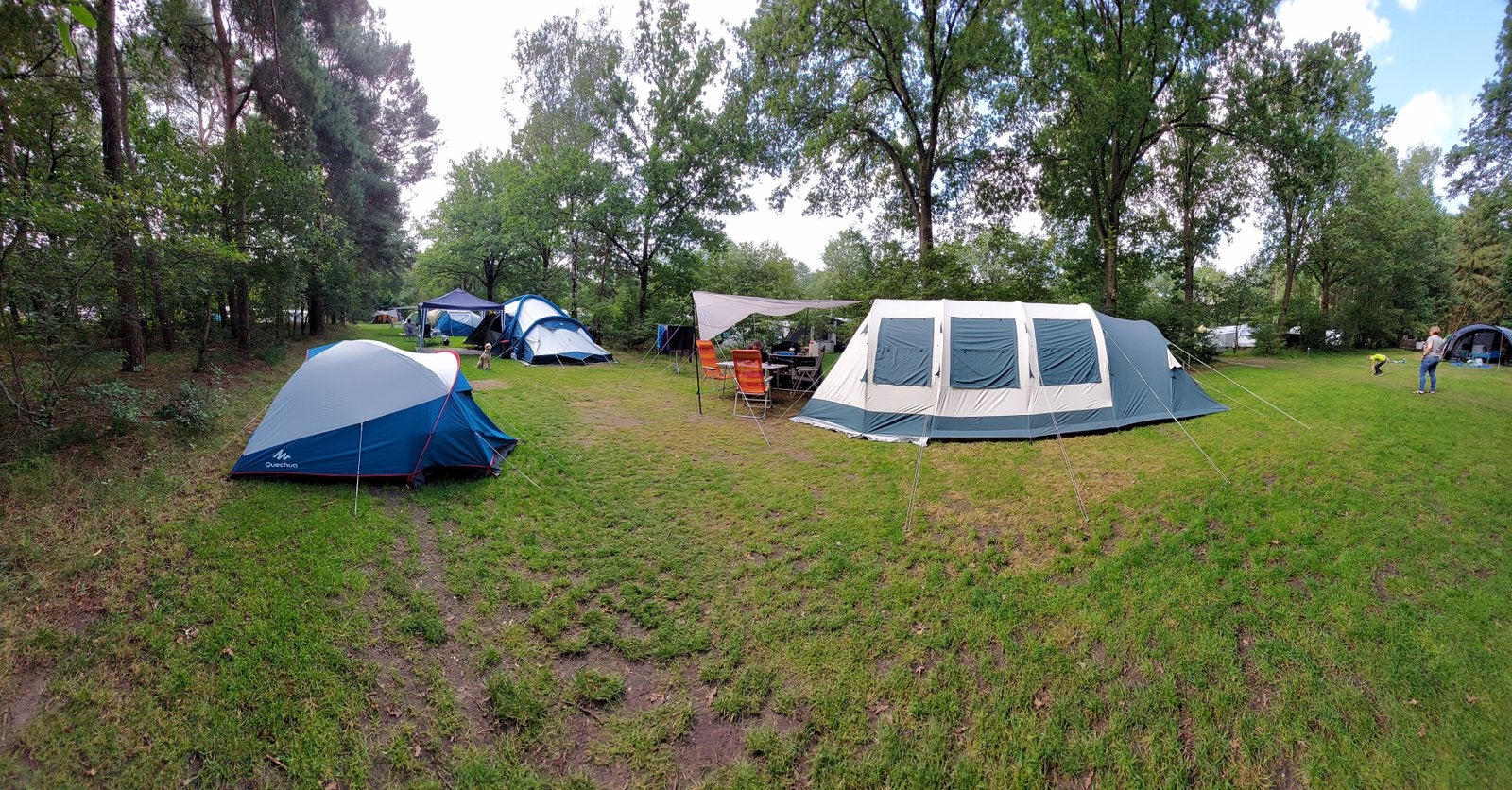 Hypercamp fashion gold Obelink 4 pers tent ( korfu 4), Caravans en Kamperen, Tenten, Ophalen, Gebruikt, Tot en met 4