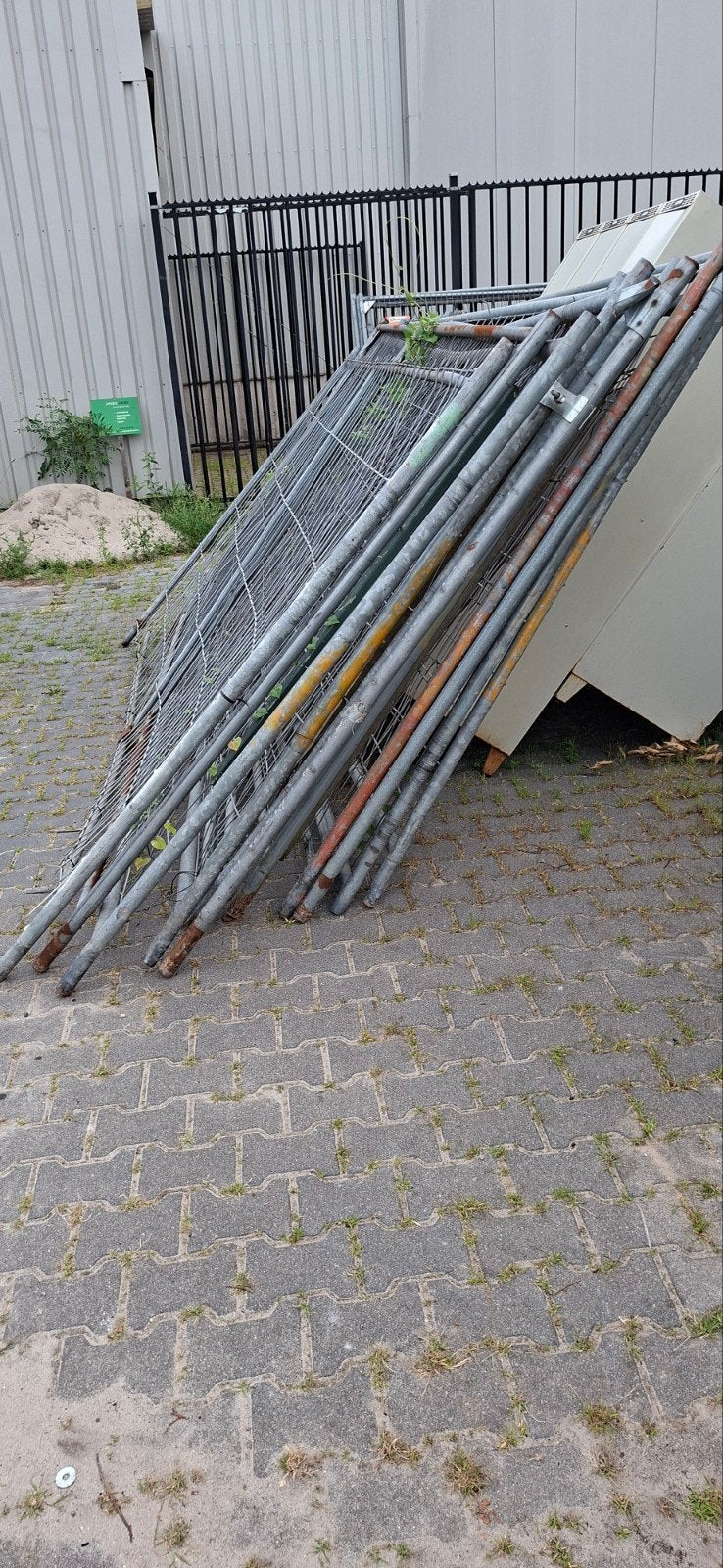 10x Bouwhekken met werk, Ophalen, Gebruikt, Overige typen, Minder dan 2 meter