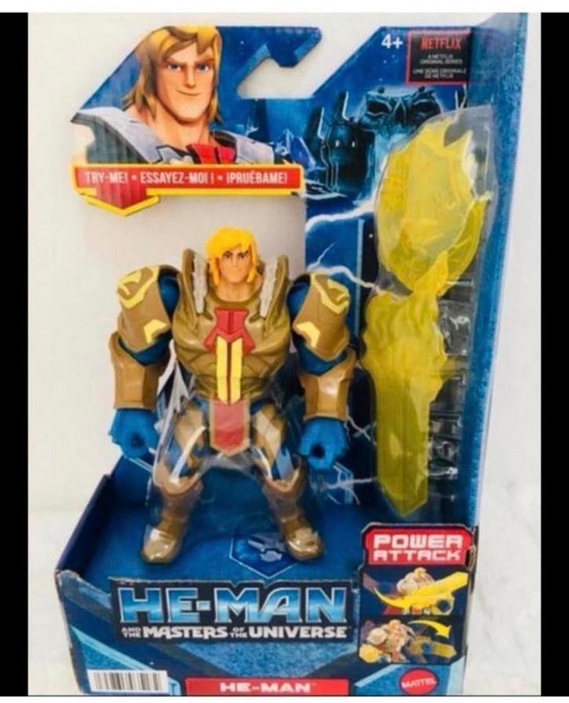 4x Mattel Masters of the Universe motu He-man figuren poppen, Verzamelen, Poppetjes en Figuurtjes, Nieuw, Ophalen of Verzenden