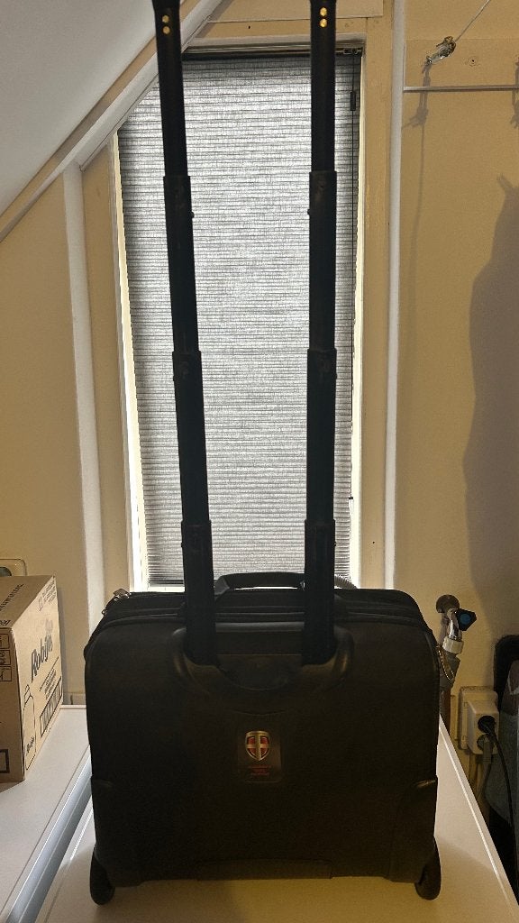 Trolley, Wieltjes, Hard kunststof, Minder dan 50 cm, Ophalen of Verzenden