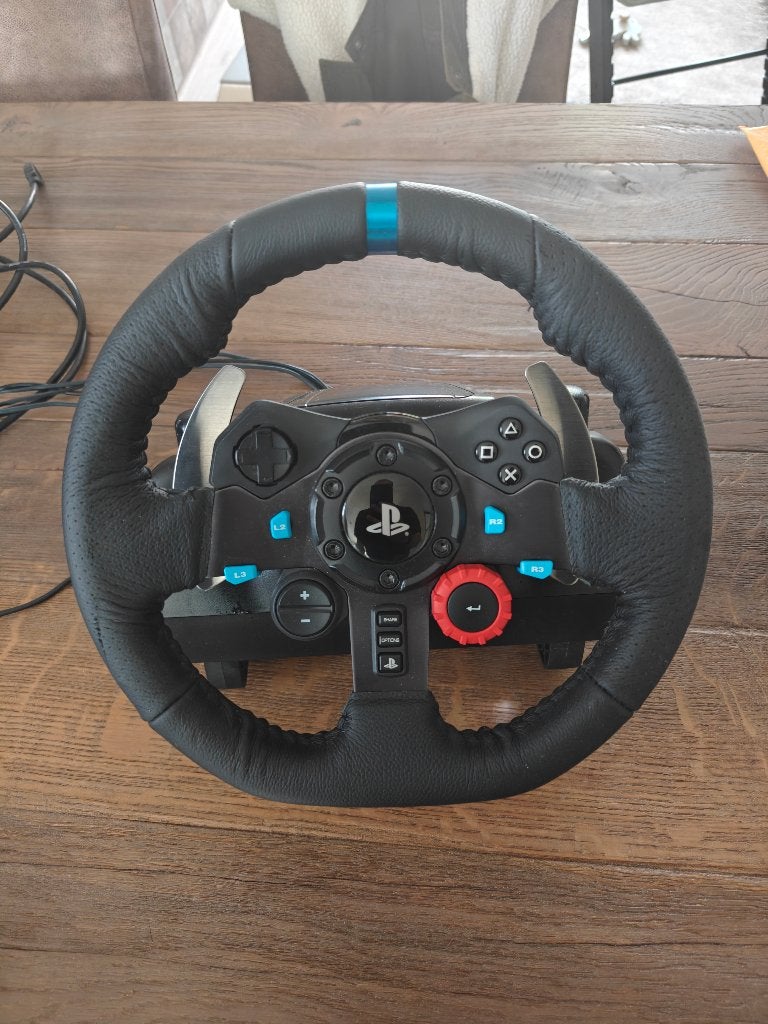 Logitech G29 Driving Force Racing Wheel + Pedalen, Ophalen of Verzenden, Zo goed als nieuw, Stuur of Pedalen, PlayStation 3