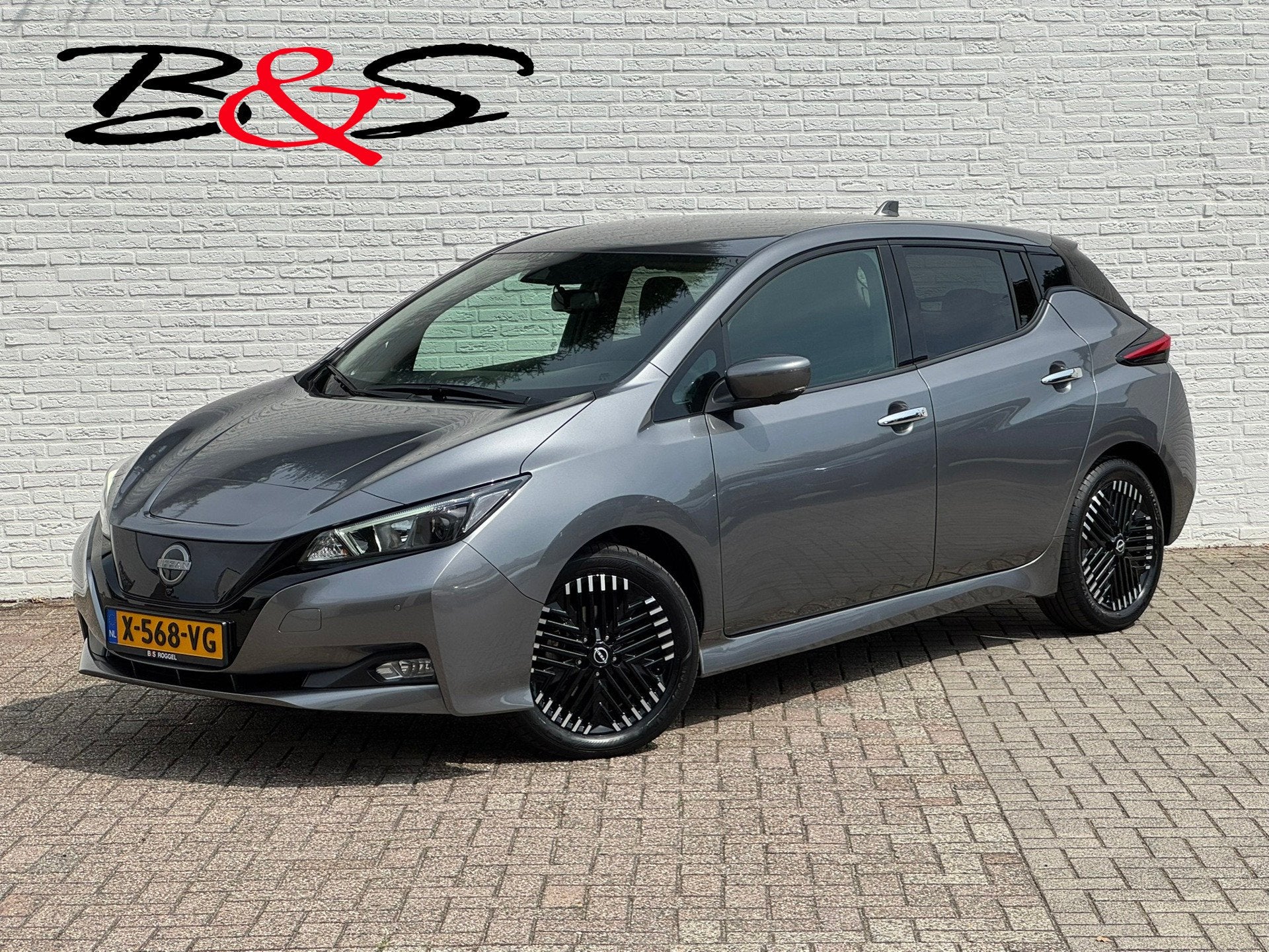 Nissan LEAF N-Connecta 39 kWh SOH 98 360 Camera Clima Cruise, Dealer onderhouden, Stof, Gebruikt, 150 pk