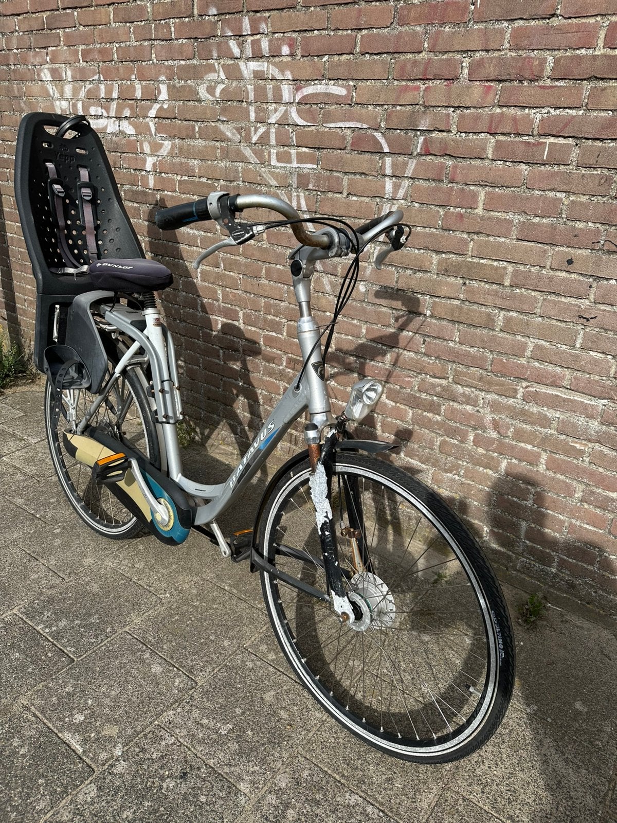 Batavus damesfiets met extea lage opstap 4 gear, Shimano rem, Fietsen en Brommers, Ophalen, Gebruikt, (Extra) lage instap, Batavus