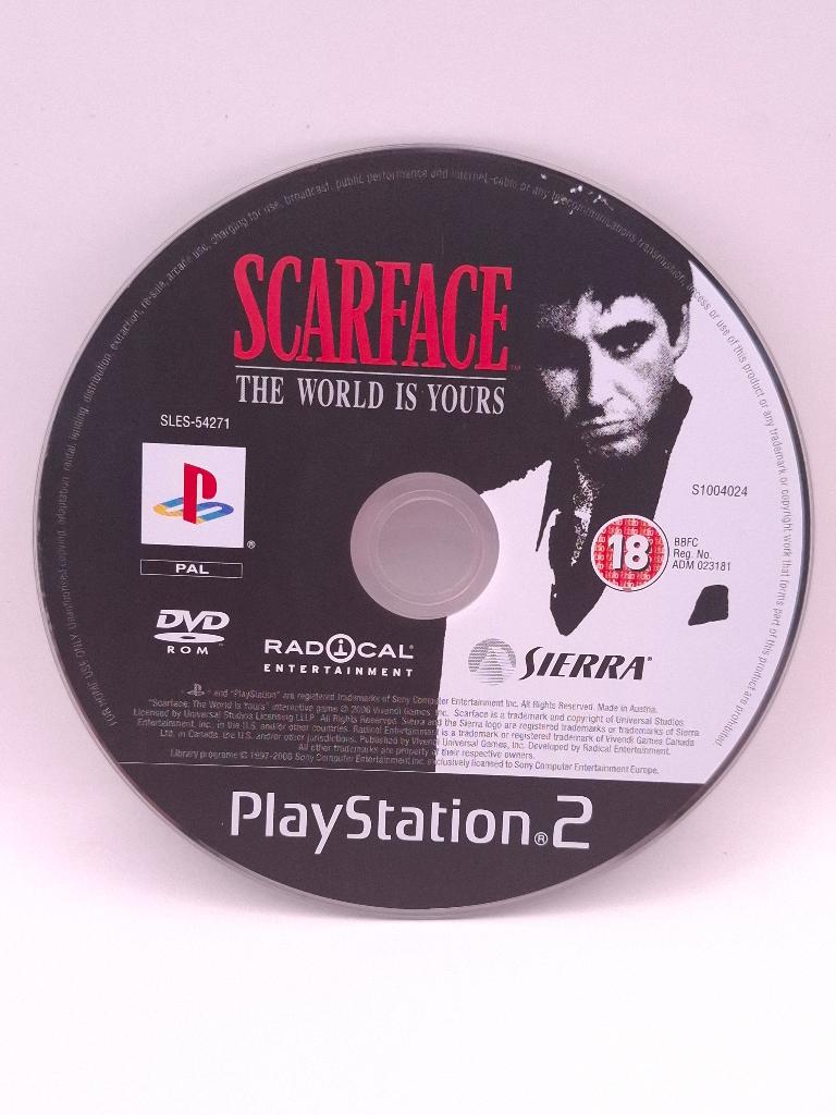 Scarface The world is yours ps2, Avontuur en Actie, Vanaf 18 jaar, 1 speler, Ophalen of Verzenden