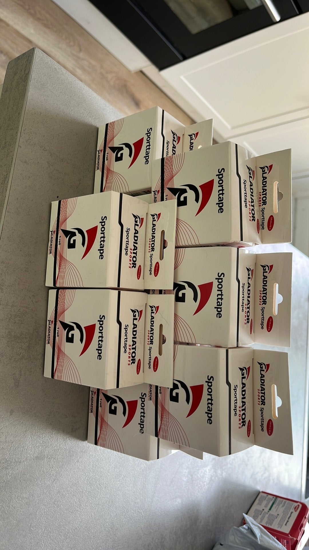 Gladiator sporttape (9 stuks), Ophalen of Verzenden, Nieuw, Lichaamsverzorging