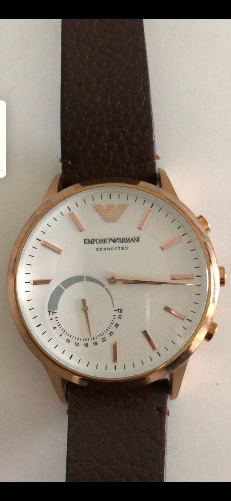 Wmpoio Armani, Sieraden, Tassen en Uiterlijk, Horloges | Heren, Ophalen of Verzenden, Zo goed als nieuw, Staal, Overige merken