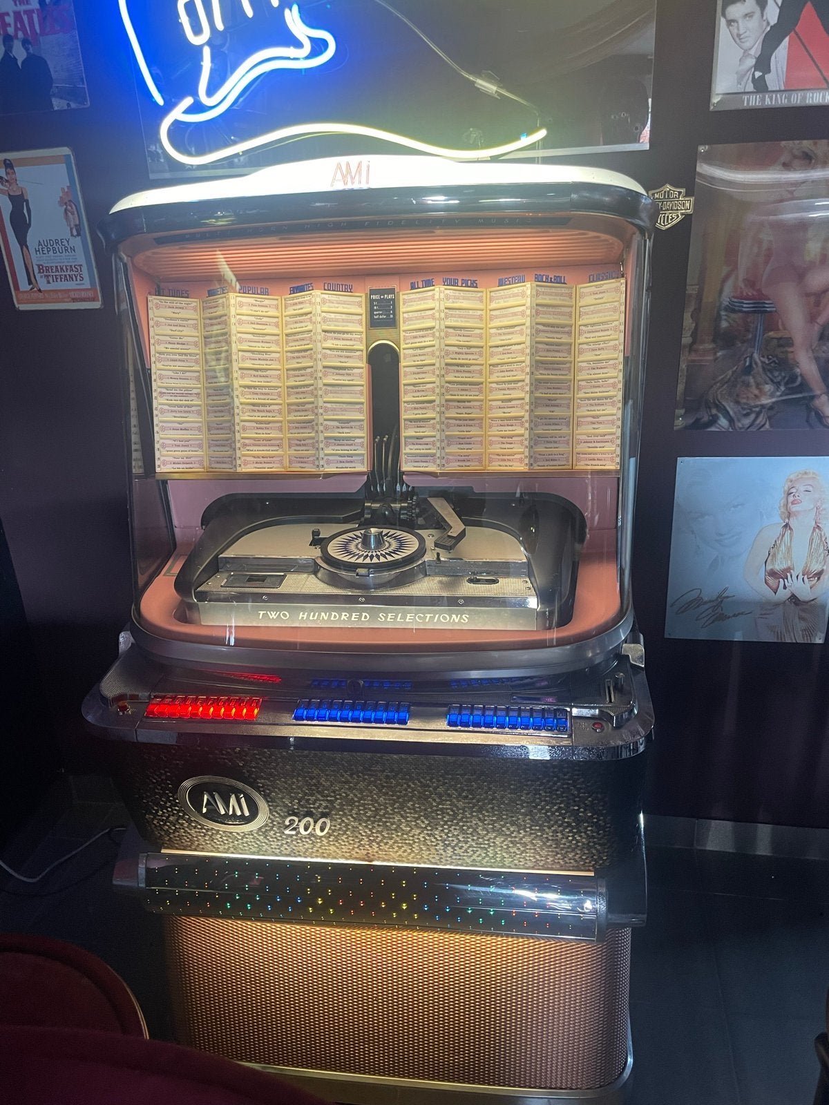 Gerestaureerde AMI 200 Jukebox uit de jaren '50 - Als nieuw!, Verzamelen, Ophalen of Verzenden, Zo goed als nieuw, 1950 tot 1960
