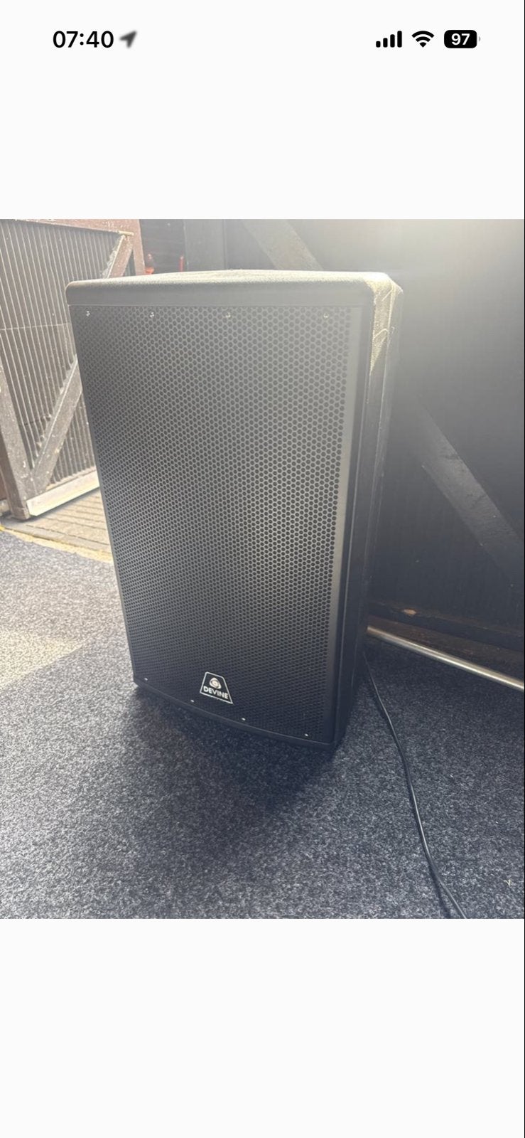 Devine AXEO 15A Actieve Party Speaker, Gebruikt, Party speaker, Bluetooth, Ophalen