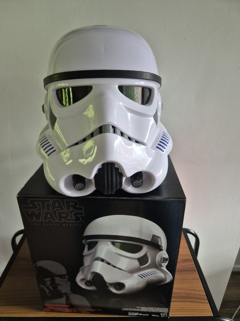 Star Wars The Black Series Stormtrooper Elektronische Helm, Verzamelen, Star Wars, Ophalen of Verzenden, Zo goed als nieuw, Replica