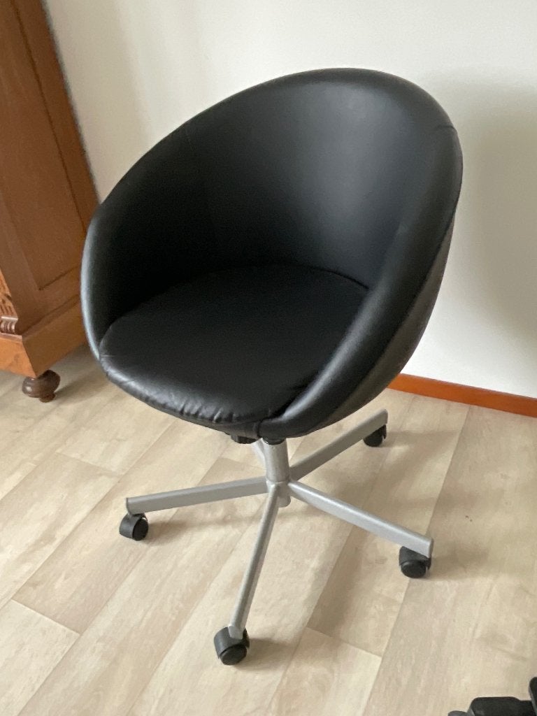 Bureaustoel, Ophalen, Gebruikt, Zwart, Bureaustoel