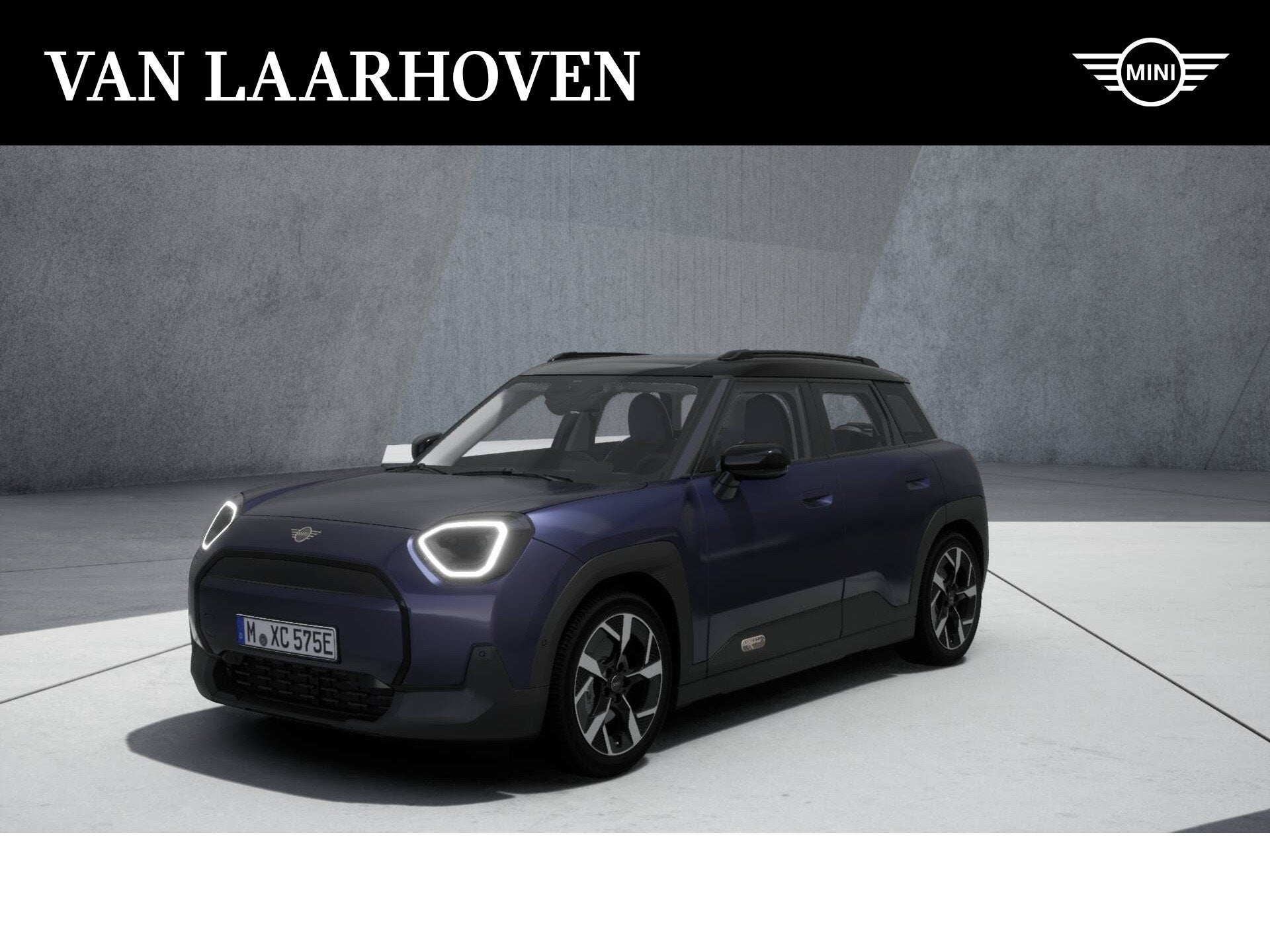MINI Aceman E / Classic / Pakket S / 18" Slide Spoke 2-tone, Auto's, Mini, Stof, Zwart, Blauw, Aceman