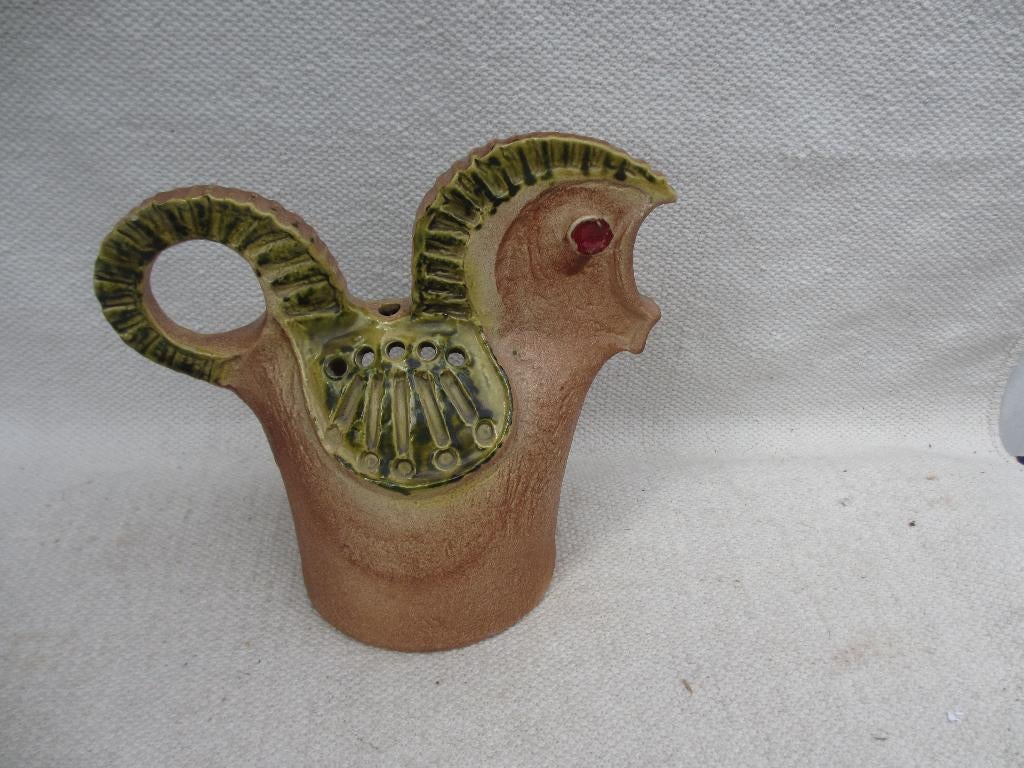 Vintage aardewerk waxinelichtje-houder paard jaren 60, Ophalen of Verzenden