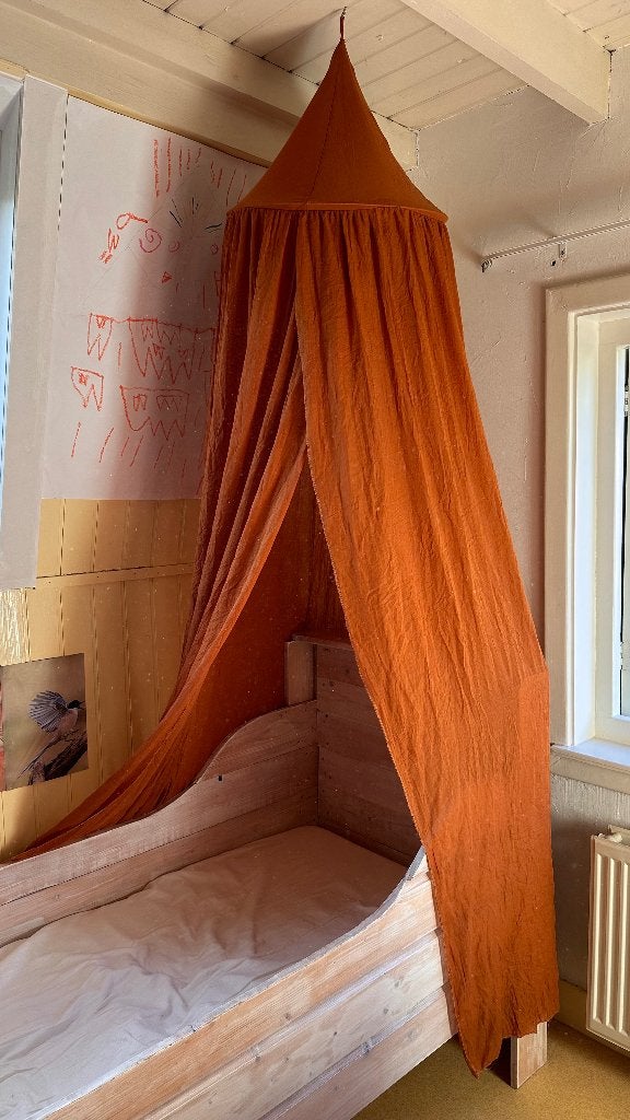 Klamboe kinderbed terra, Oranje, Overige merken, Ophalen of Verzenden, Zo goed als nieuw