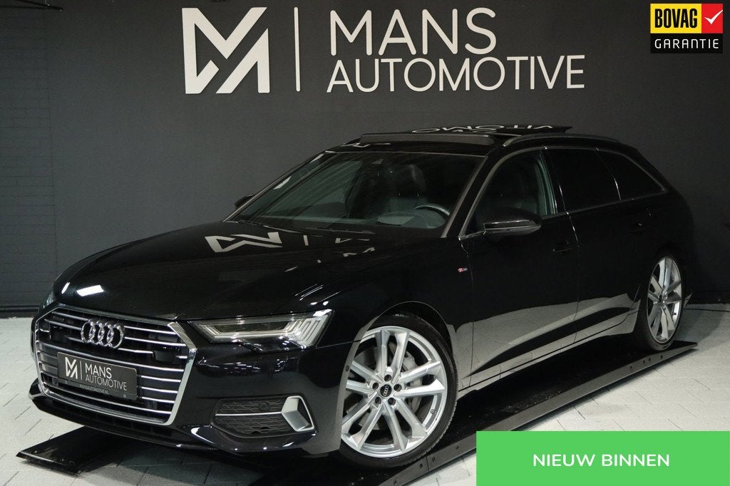 Audi A6 quattro 55 TFSI S-line / PANO / HUD / B&O / ACC / KE, Auto's, Automaat, Gebruikt, Zwart, 2995 cc