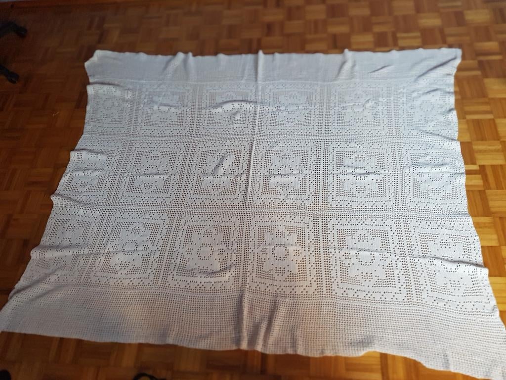 Vintage gehaakte sprei/deken - Handgemaakt, Ophalen of Verzenden