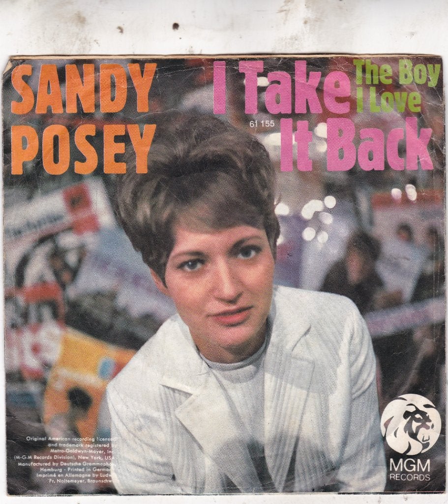 Sandy Posey ( 1967 ), Ophalen of Verzenden, Gebruikt, 7 inch, Pop