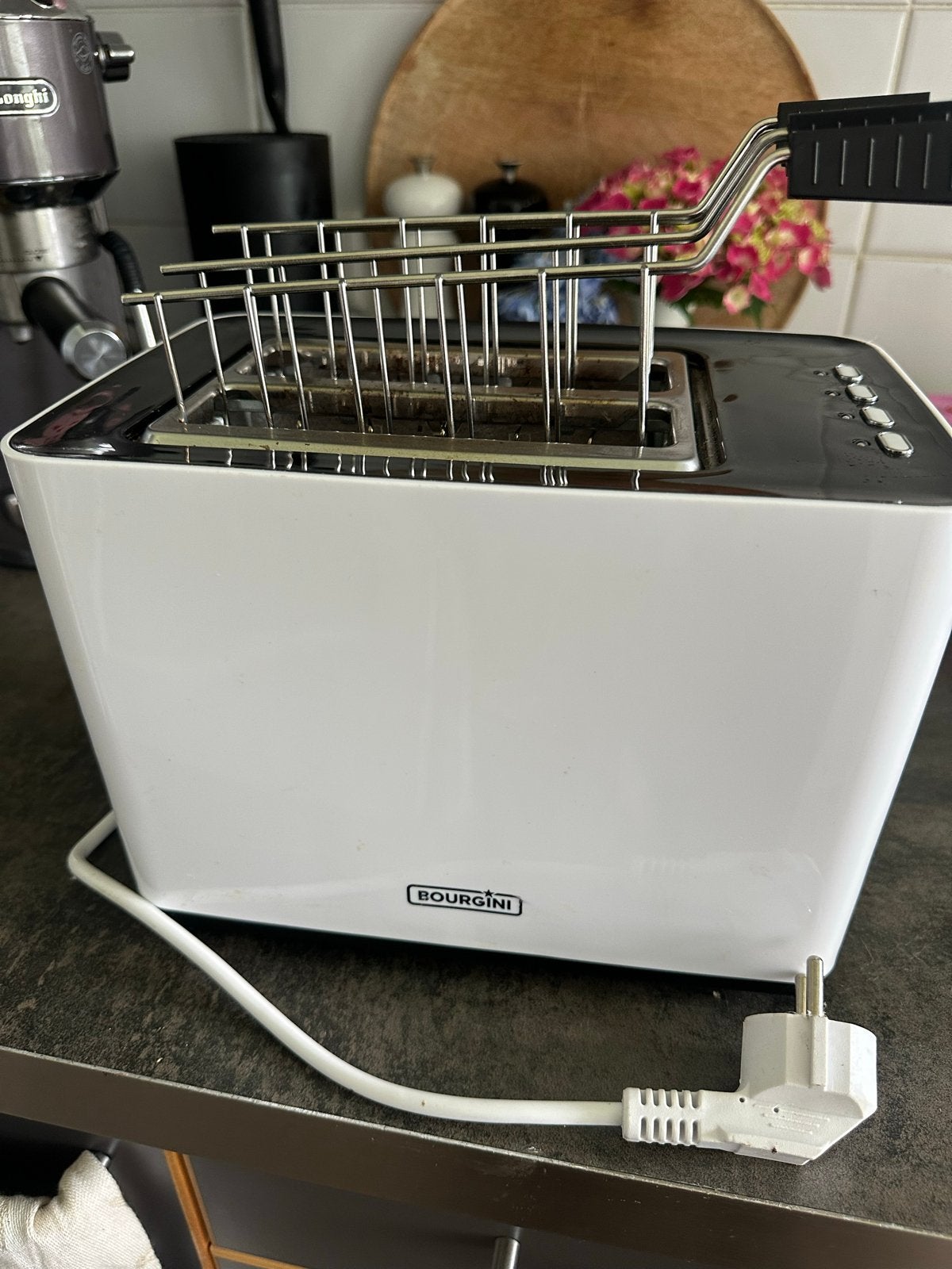 Bourgini Broodrooster met Broodjesrek - Wit, Ophalen of Verzenden, Gebruikt, Meer dan 8 standen