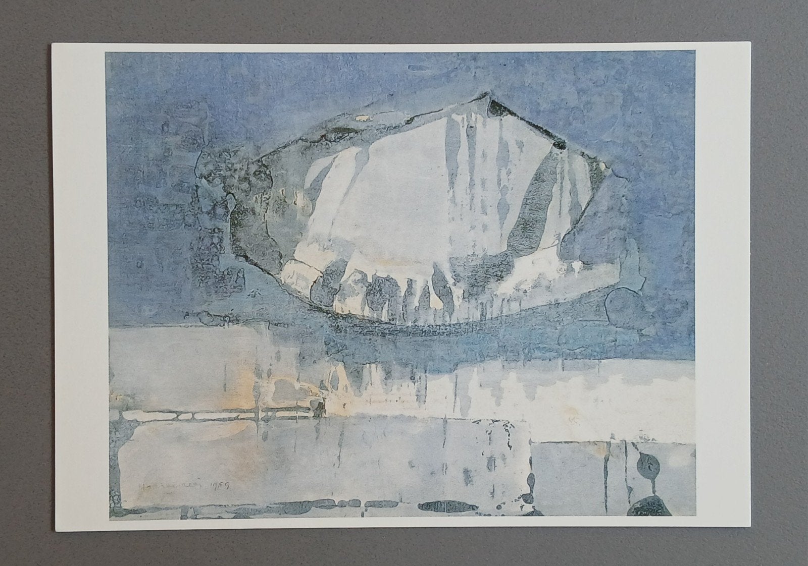Kunstkaart Henk de Vries (1931-1986)  Zonder titel (1959), Verzenden, 1940 tot 1960, Ongelopen, Overige thema's