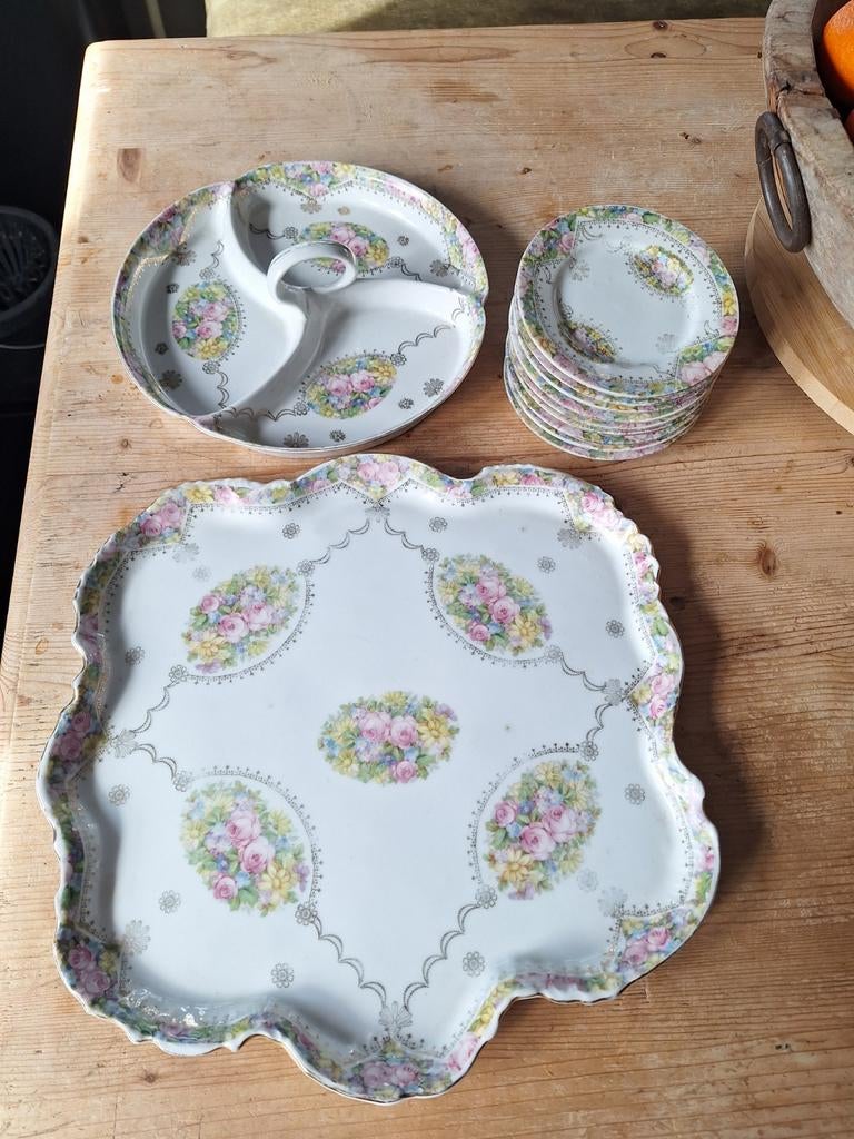 Exclusief Jungerhans Rotterdam Servies - High Tea Set, Antiek en Kunst, Antiek | Servies los, Ophalen of Verzenden