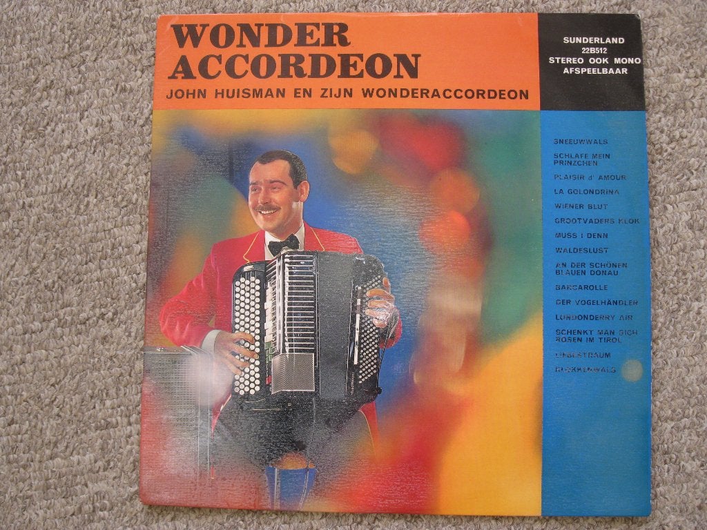 4 Lp's Accordeon en draaiorgel muziek en zigeuner melodieën., Ophalen of Verzenden, Gebruikt, LP
