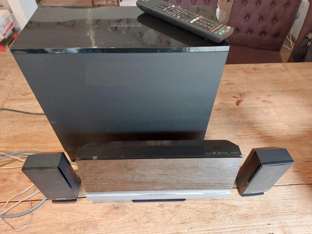 Sony S-Master DVD Receiver HCD-F200 met speakers, Ophalen, Gebruikt, 2.1-systeem, Sony