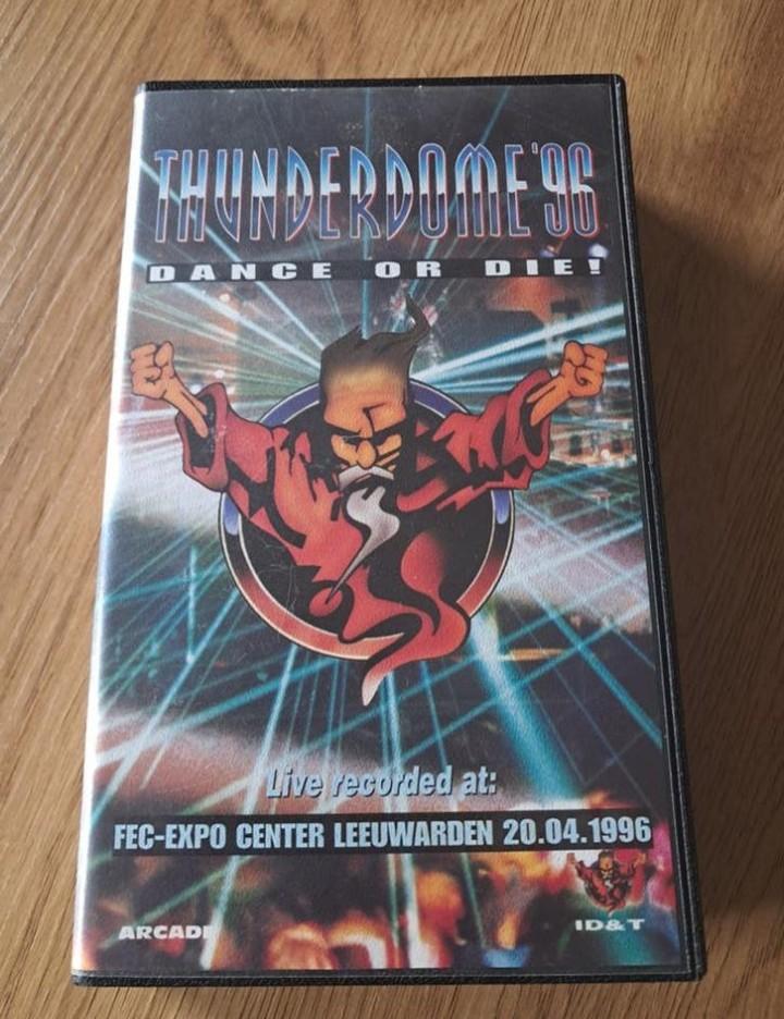 Thunderdome 1996 live vhs video hardcore, Cd's en Dvd's, Alle leeftijden, Verzenden, Zo goed als nieuw