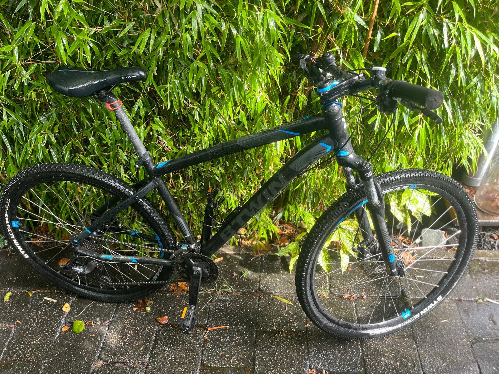 B'Twin Rockrider 520 Mountainbike - Zo goed als nieuw, Fietsen en Brommers, Fietsen | Mountainbikes en ATB, Hardtail, Heren, Zo goed als nieuw
