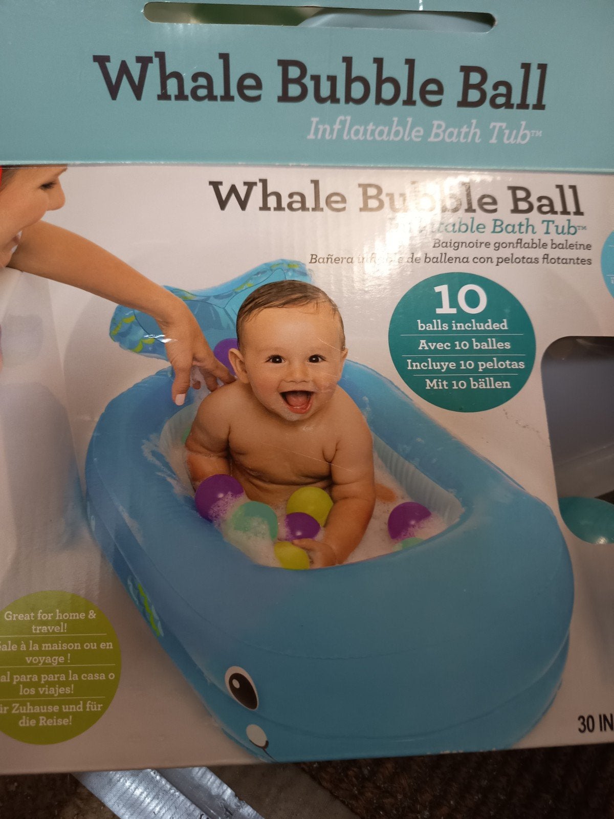 Baby opblaasbadje infantino, Ophalen of Verzenden