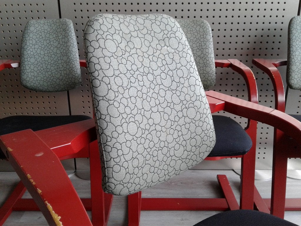 Set van 4x Stokke (Variér) Actulum (Zwart/Grijs), Zeer Goed!, Gebruikt, Overige kleuren, Ophalen of Verzenden, Overige materialen