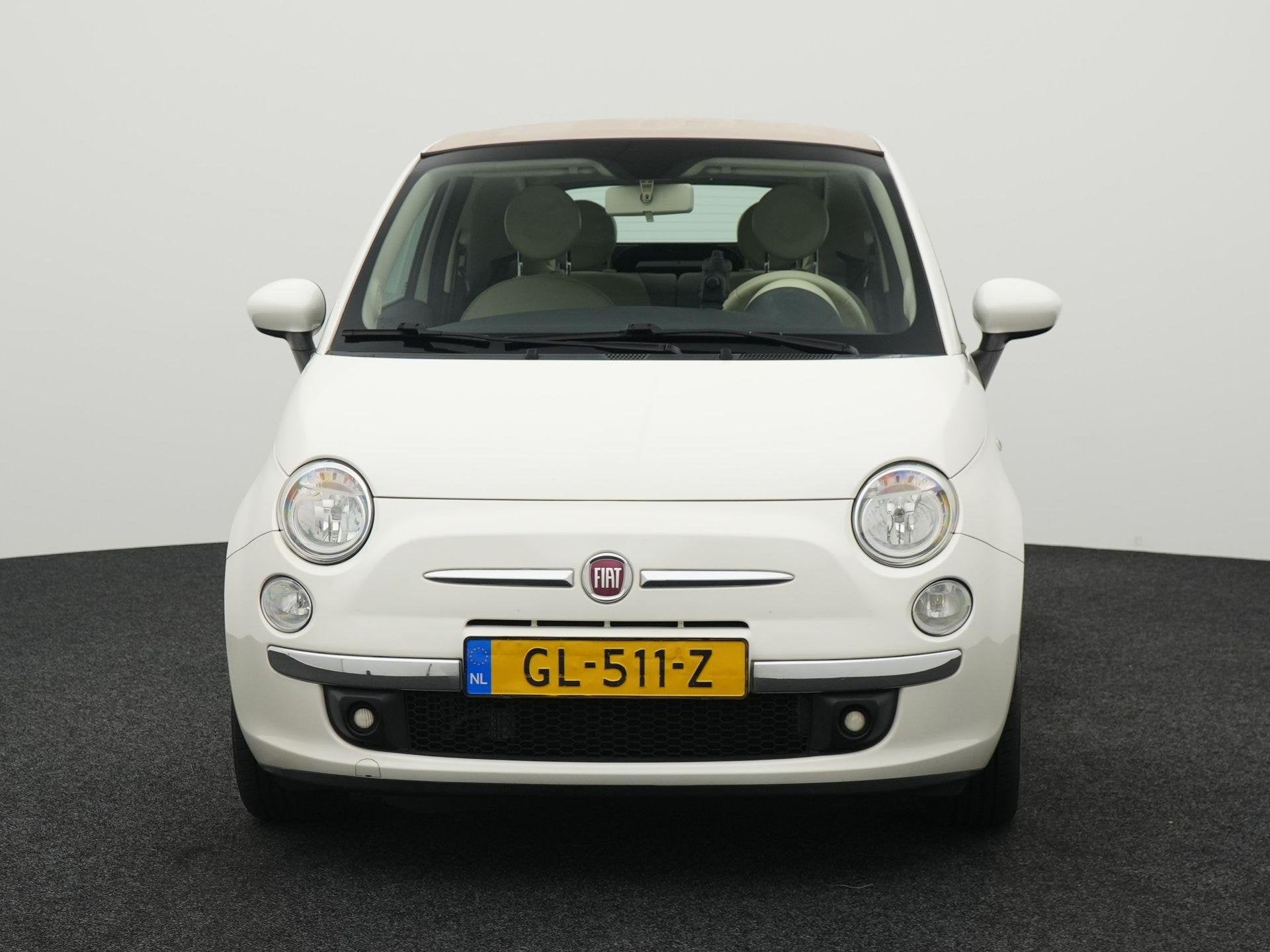 Fiat 500 C 0.9 TwinAir Turbo Lounge, 12 maanden, Stof, Gebruikt, Wit