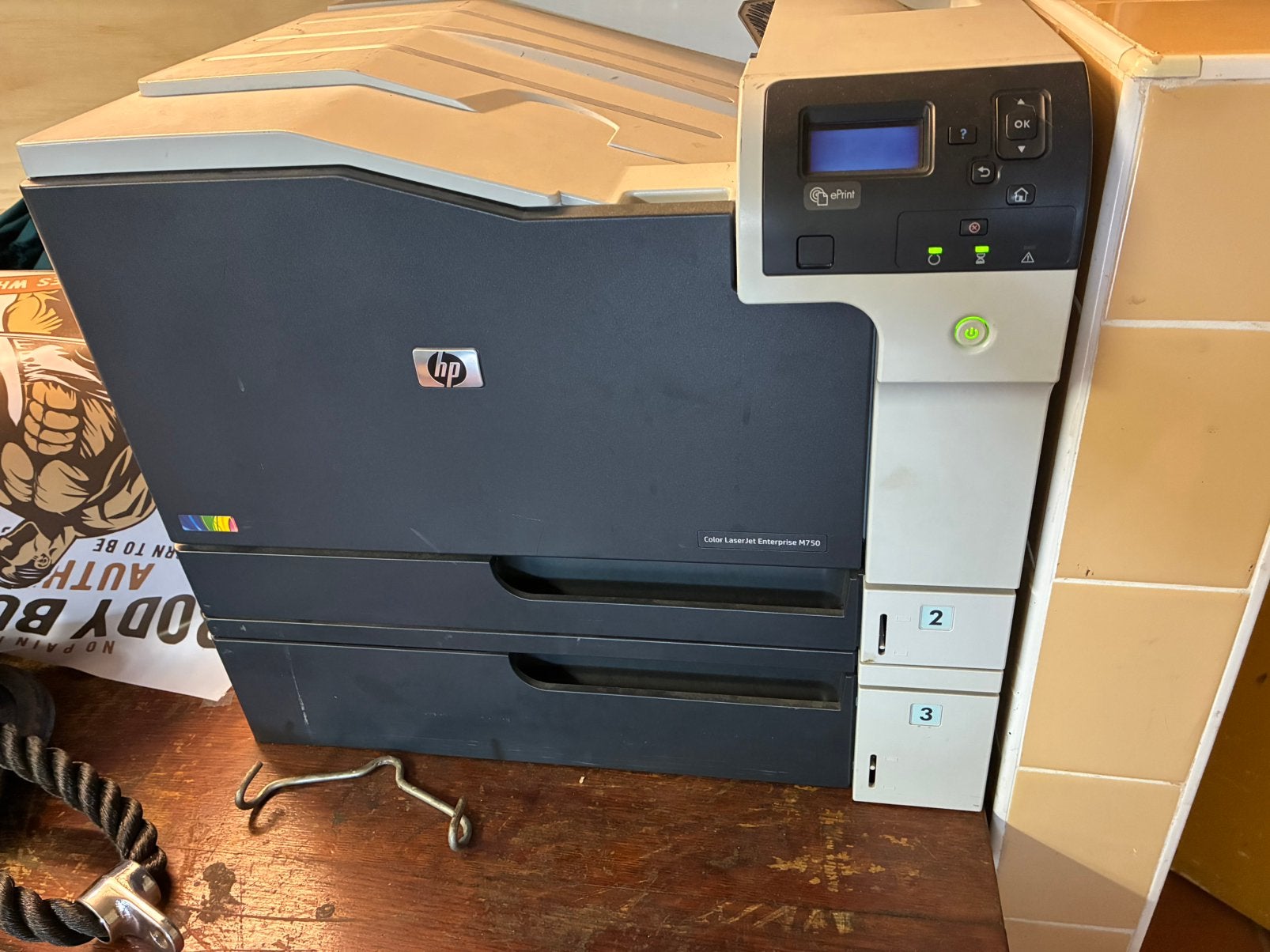 Laser Kleurenprinter Enterprice M750, Computers en Software, Ophalen, Zo goed als nieuw