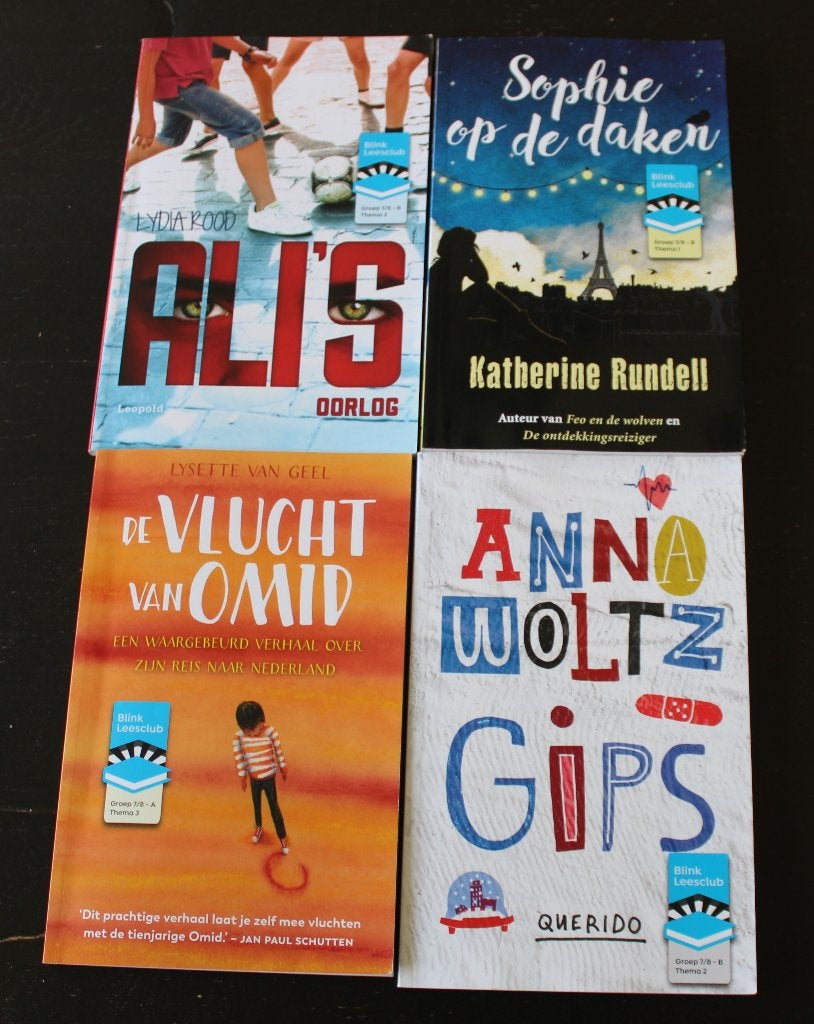 4x Blink leesclub groep 7/8, Boeken, Ophalen of Verzenden, Zo goed als nieuw, Anna Woltz, Fictie