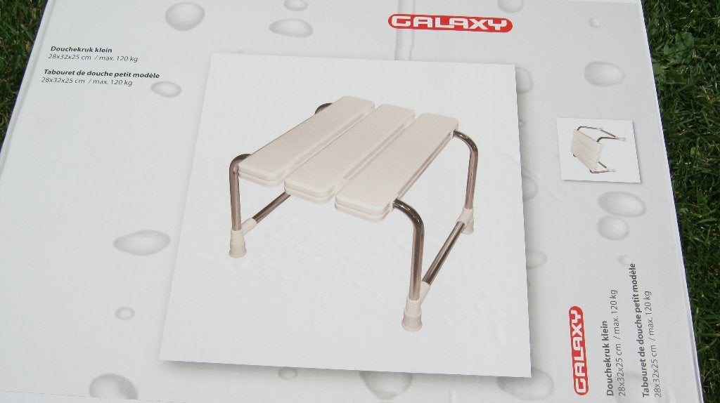 Douchekruk opstap Galaxy nw in ds koopje 7,50 euro tot 120kg, Diversen, Verpleegmiddelen, Ophalen of Verzenden, Nieuw