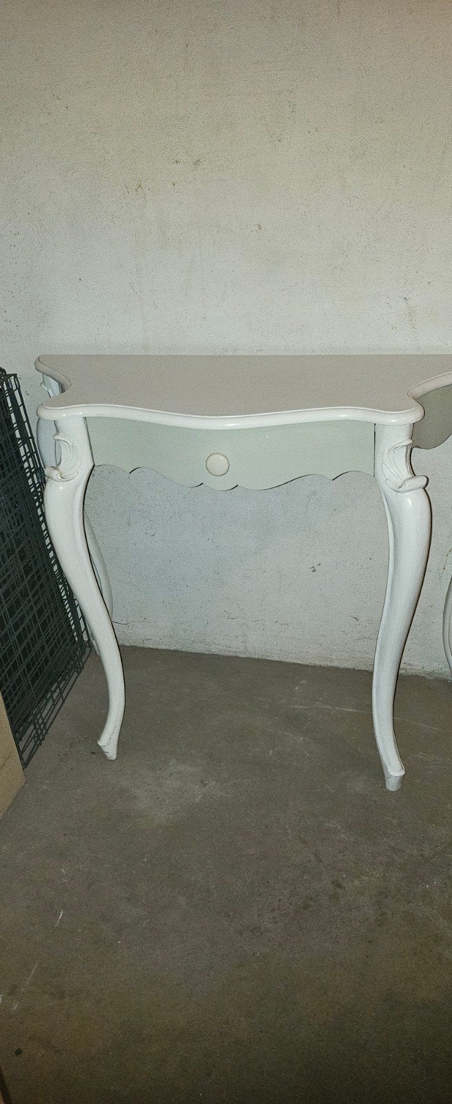 Witte sidetable 80 cm hoog 98 cm breed, Ophalen, Gebruikt, 50 tot 100 cm, Minder dan 25 cm