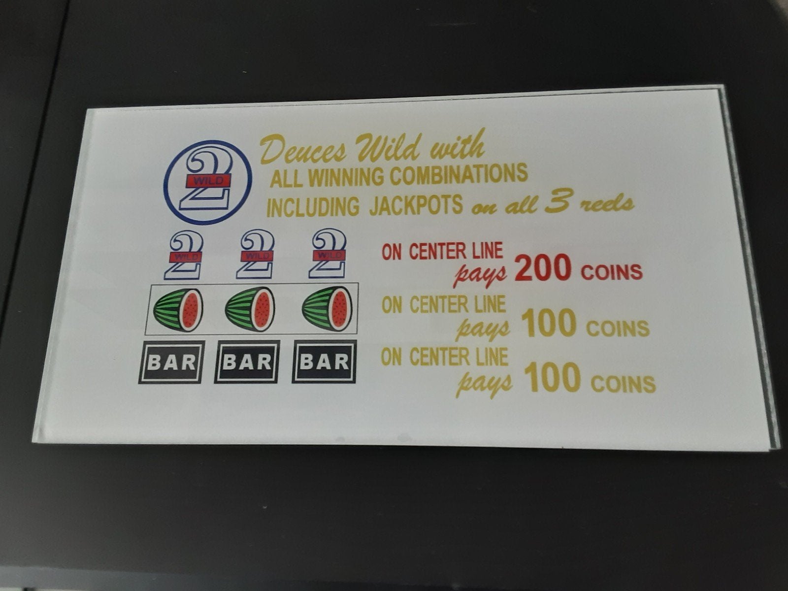 bally slotmachine deuce wild topsign, Euro, Ophalen of Verzenden, Nieuw