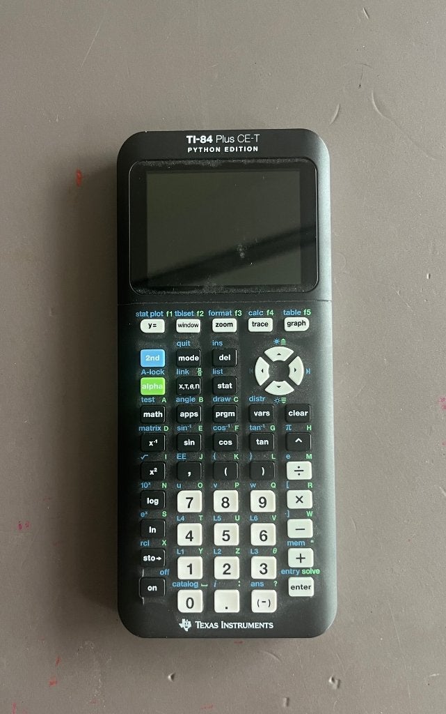 TI-84 Plus CE-T Pyton edition, Ophalen of Verzenden, Grafische rekenmachine, Nieuw