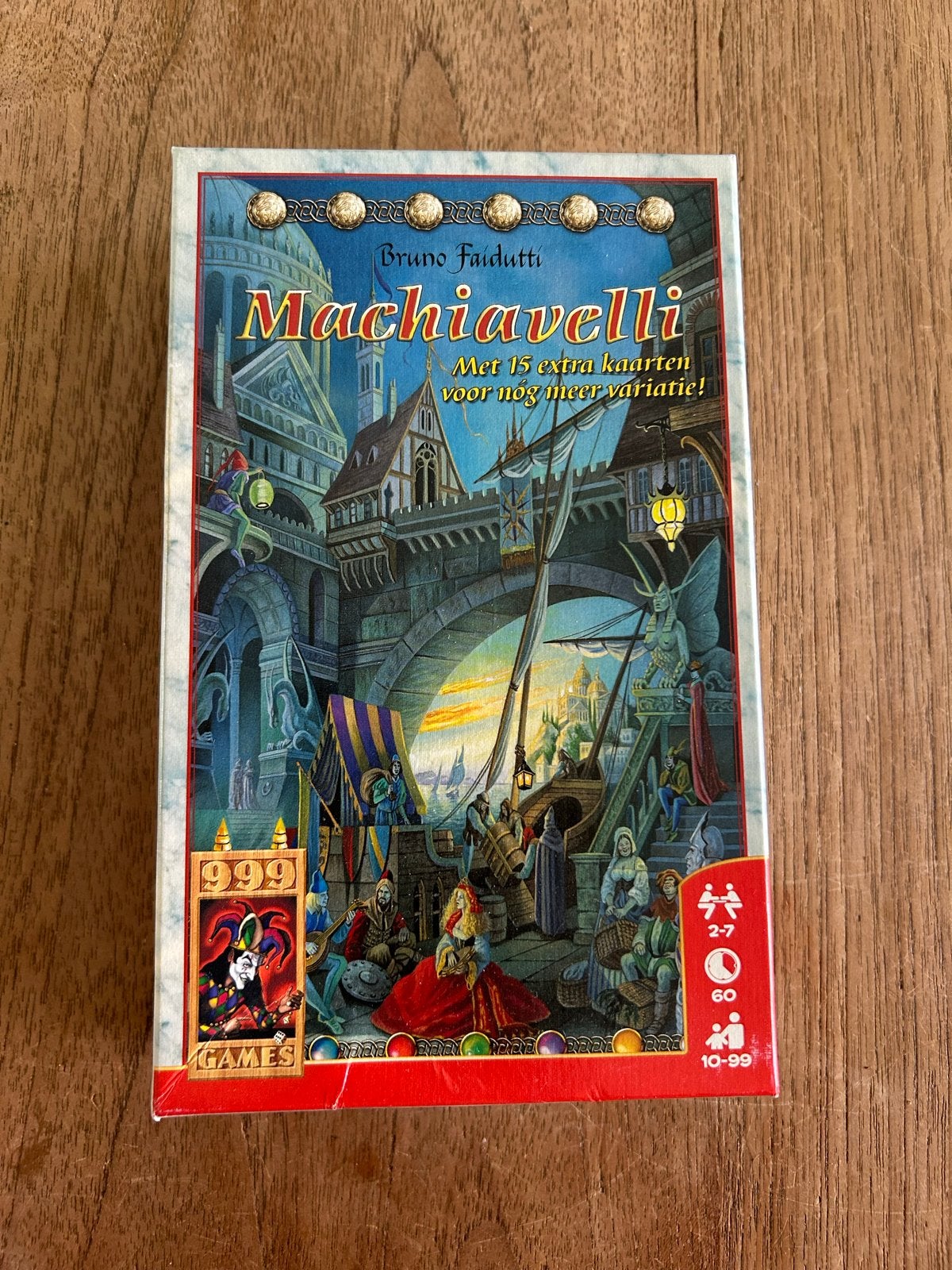 Machiavelli spel van 999 Games - Zo goed als nieuw, Ophalen, Zo goed als nieuw