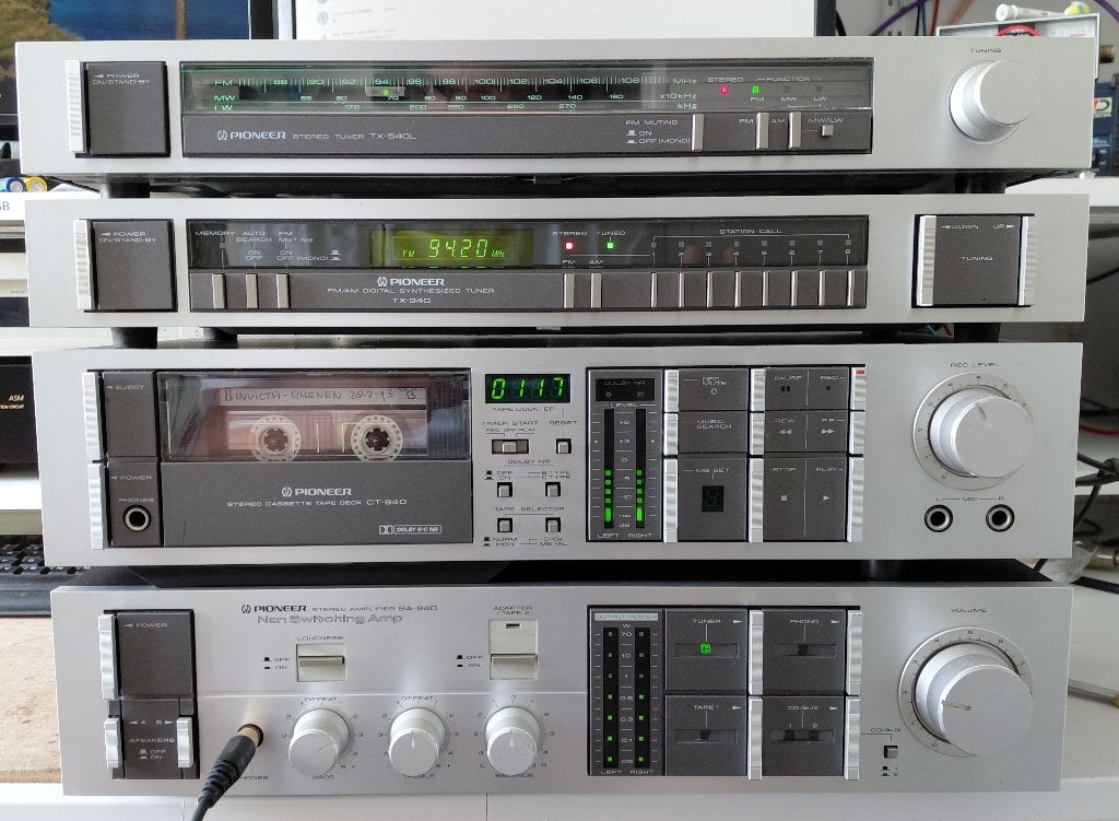 Pioneer TX-540L TX-940 CT-940 SA-940, Ophalen of Verzenden, Gebruikt, Tuner of Radio, Pioneer