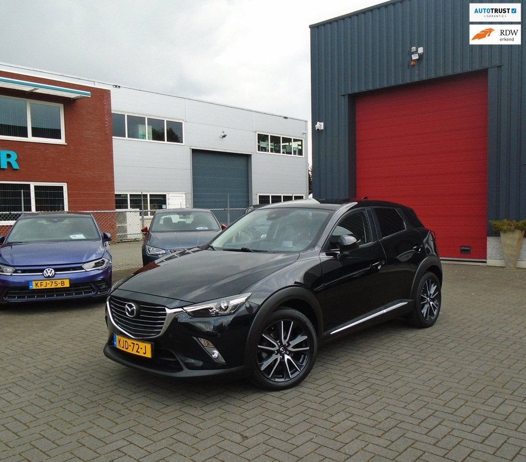 Mazda CX-3 2.0 SkyActiv-G 120 TS+,Trekhaak,Navi,Leder, Auto's, Mazda, Voorwielaandrijving, 1998 cc, Gebruikt, Euro 6
